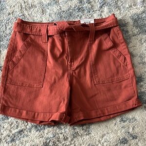 Style & Co. Women's Brick Red Cargo Shorts